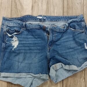 Denim Blue Women's Shorts